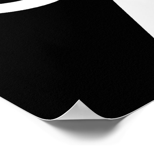 黒国旗のポスター ポスター (角)