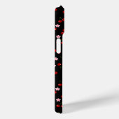 黒地にさくらんぼ模様 Case-Mate iPhoneケース (裏面 / 右)