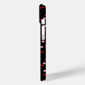 黒地にさくらんぼ模様 Case-Mate iPhoneケース (裏面 / 左)