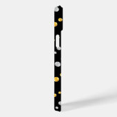 黒地にエレガントな金銀のドット Case-Mate iPhoneケース (裏面 / 右)