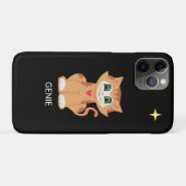黒地にキュートな子猫と星 Case-Mate iPhoneケース (裏面(横))