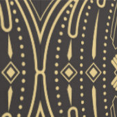 黒地にゴールドラインの上品なシームレス柄 壁紙 (縫い目)