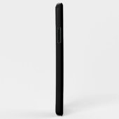 黒地にブラウンのスチールベアパウ Case-Mate iPhoneケース (裏面/右)