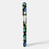 黒地にポーランドのウィチナンキの花 Case-Mate iPhoneケース (裏面 / 左)