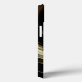 黒地に広がる黄金の渦 Case-Mate iPhoneケース (裏面 / 右)