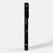 黒地に手描きの白い星 Case-Mate iPhoneケース (裏面 / 右)
