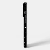 黒地に手描きの白い星 Case-Mate iPhoneケース (裏面 / 左)