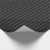 黒地に白い五芒星 ラッピングペーパー (角)