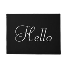 黒地に白いHello
