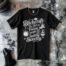 黒地に白のハロウィンBitchcraft