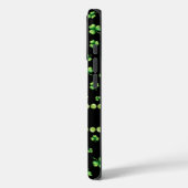 黒地に聖パトリックの日の水彩クローバー Case-Mate iPhoneケース (裏面 / 左)