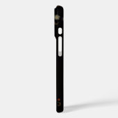 黒地に色とりどりの花 Case-Mate iPhoneケース (裏面 / 左)
