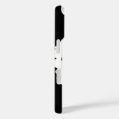 黒地に虎、野生のネコ Case-Mate iPhoneケース (裏面 / 右)