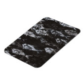 黒地に見える白身化石 マグネット (左側)