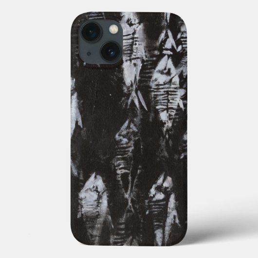 黒地に見える白身化石 Case-Mate iPhoneケース (裏面)