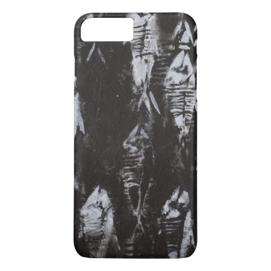 黒地に見える白身化石 Case-Mate iPhoneケース (裏面)
