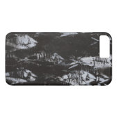 黒地に見える白身化石 Case-Mate iPhoneケース (裏面(横))