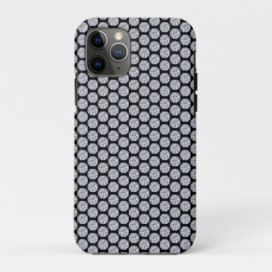 黒地に輝くダイヤモンド柄 iPhone 11 PROケース
