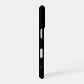 黒地に輝く光の連なり iPhone 16ケース (右側面)