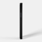 黒地に金色の多角形ロブスター・エビ iPhoneケース (右側面)