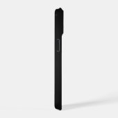 黒地に金色の多角形ロブスター・エビ iPhone 15ケース (右側面)
