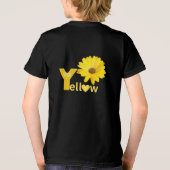黒地に黄色 トライブレンドＴシャツ (裏面)