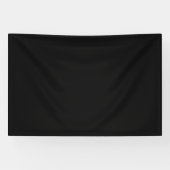 黒地のブランク4'x6'バナー 横断幕 (横)