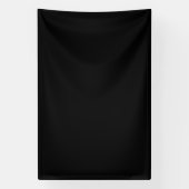 黒地のブランク4'x6'バナー 横断幕 (縦)