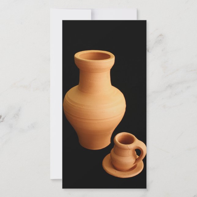 黒地の陶器 (正面)