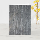 黒地質の堆積物の岩盤 カード (黄色い花)
