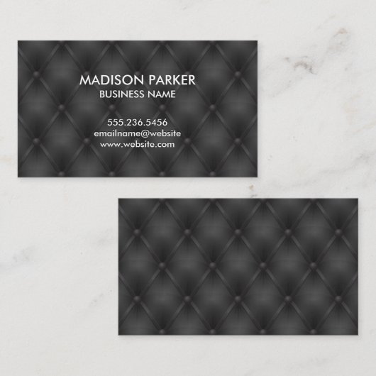 黒塗り背景 名刺 (正面/裏面)