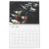 黒塗スタイリッシュりアーティスト カレンダー (3月 2026)