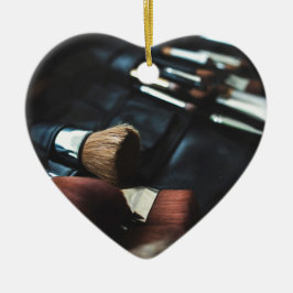 黒塗スタイリッシュりアーティスト セラミックオーナメント