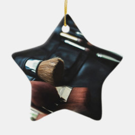 黒塗スタイリッシュりアーティスト セラミックオーナメント