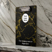 黒大理石と金ゴールド クリップボード