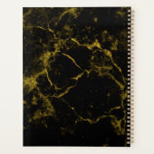 黒大理石と金ゴールド プランナー手帳 (裏面)