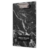 黒大理石のテクスチャ クリップボード (左)