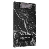 黒大理石のテクスチャ クリップボード (右)