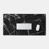 黒大理石のテクスチャ デスクマット (キーボード&マウス)