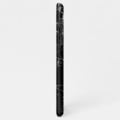 黒大理石の電話ケース iPhoneケース (左側)