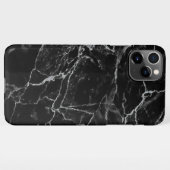 黒大理石の電話ケース iPhoneケース (裏面横)