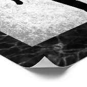 黒大理石チャイのシンボルポスター ポスター (角)