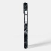 黒大理石テクスチャモノグラム名 Case-Mate iPhoneケース (裏面 / 左)