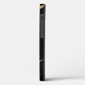 黒大理石フェイク金ゴールド脈 Case-Mate iPhoneケース (裏面 / 左)
