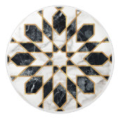 黒大理石モロッコモザイク セラミックノブ (正面)