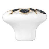 黒大理石モロッコモザイク セラミックノブ (側面)