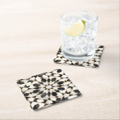 黒大理石モロッコモザイク ペーパーコースター (インサイチュ)