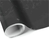 黒大理石抽象デザイン ラッピングペーパー (ロールコーナー)