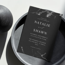 黒大理石結婚の