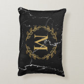 黒大理石 アクセントクッション (裏面(縦))